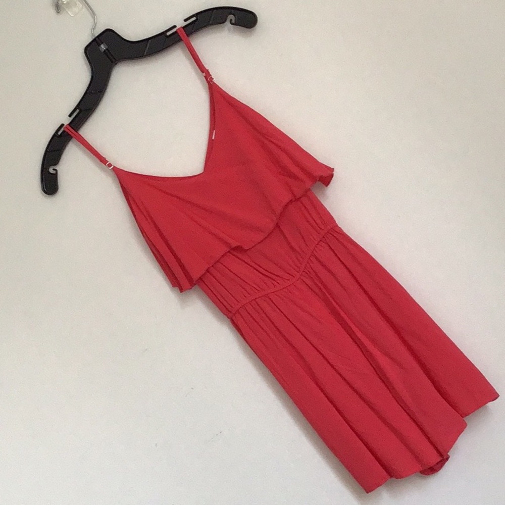 XHILARATION Target Coral Flutter XS Romper BNWT